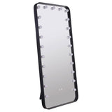Canton Black LED Standing Mirror with Speakers by Coaster at Eve Furniture