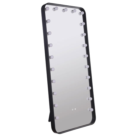 Canton Black LED Standing Mirror with Speakers by Coaster at Eve Furniture