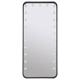 Canton Black LED Standing Mirror with Speakers by Coaster at Eve Furniture