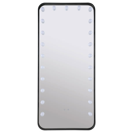 Canton Black LED Standing Mirror with Speakers by Coaster at Eve Furniture