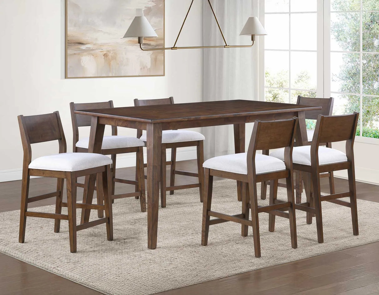 Canton Mocha Counter Height Dining Set by Steve Silver at Eve Furniture
