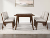 Canton Mocha Upholstered Dining Room Set by Steve Silver at Eve Furniture