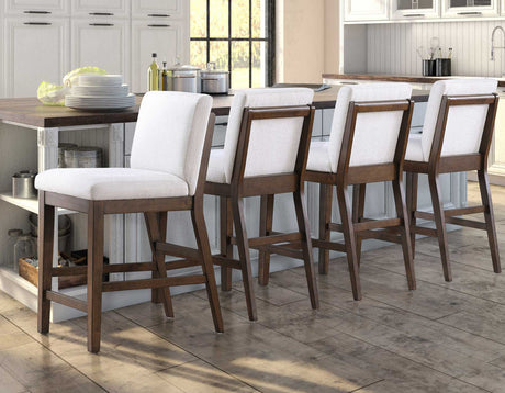 Canton Mocha/Eggshell Counter Height Dining Set by Steve Silver at Eve Furniture