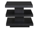 Canyon 3-Piece Table Set, Black (Cocktail Table & 2 End Tables)