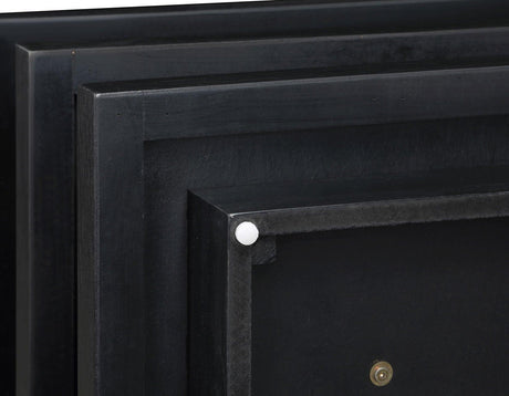 Canyon 3-Piece Table Set, Black (Cocktail Table & 2 End Tables) by Steve Silver at Eve Furniture