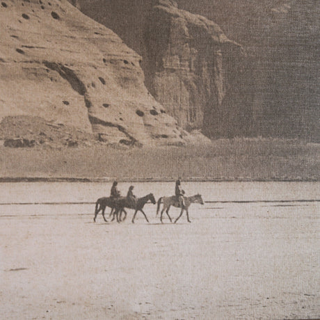 Canyon de Chelly by Edward Sheriff Curtis Hand Embelished Framed Photo Art Print Matted under Glass by Mercana at Eve Furniture