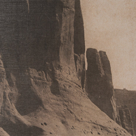 Canyon de Chelly by Edward Sheriff Curtis Hand Embelished Framed Photo Art Print Matted under Glass by Mercana at Eve Furniture