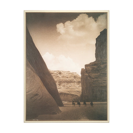 Canyon del Muerte, Navajo by Edward Sheriff Curtis a Hand Embellished Textured Framed Canvas by Mercana at Eve Furniture