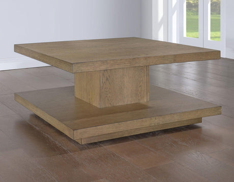 Canyon Sand Cocktail Table with Casters by Steve Silver at Eve Furniture