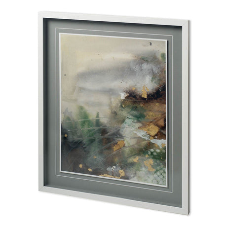 Canyon Seasons I by Joyce Combs a Hand Embellished Textured Framed Art Print Matted under Glass by Mercana at Eve Furniture