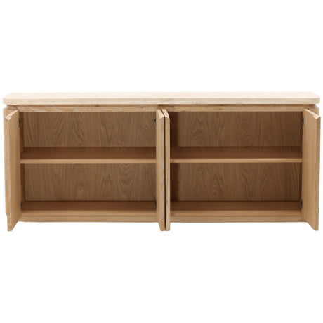 Canyon Sideboard, Natural by Dovetail at Eve Furniture