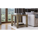 Canyon Solid Wood Rectangular End Table in Washed Grey by Modus Furniture at Eve Furniture