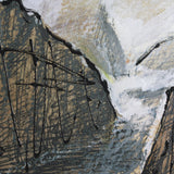 Canyon View by Mercana Studio a Hand Embellished Textured Framed Art Print Matted under Glass by Mercana at Eve Furniture