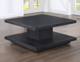 Canyon 3-Piece Table Set, Black (Cocktail Table & 2 End Tables) by Steve Silver at Eve Furniture