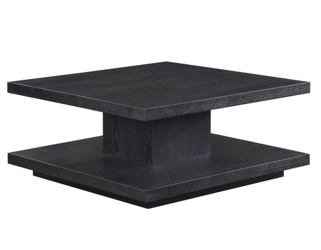 Canyon 3-Piece Table Set, Black (Cocktail Table & 2 End Tables) by Steve Silver at Eve Furniture