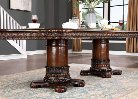 Canyonville Brown Cherry Dining Table by Furniture of America at Eve Furniture