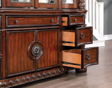 Canyonville Brown Cherry Hutch & Buffet by Furniture of America at Eve Furniture