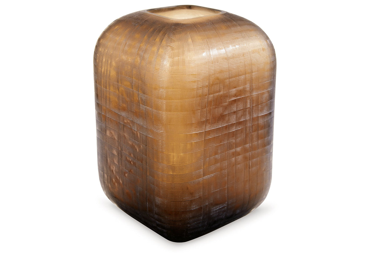 Capard Brown Vase by ASHLEY FURNITURE at Eve Furniture