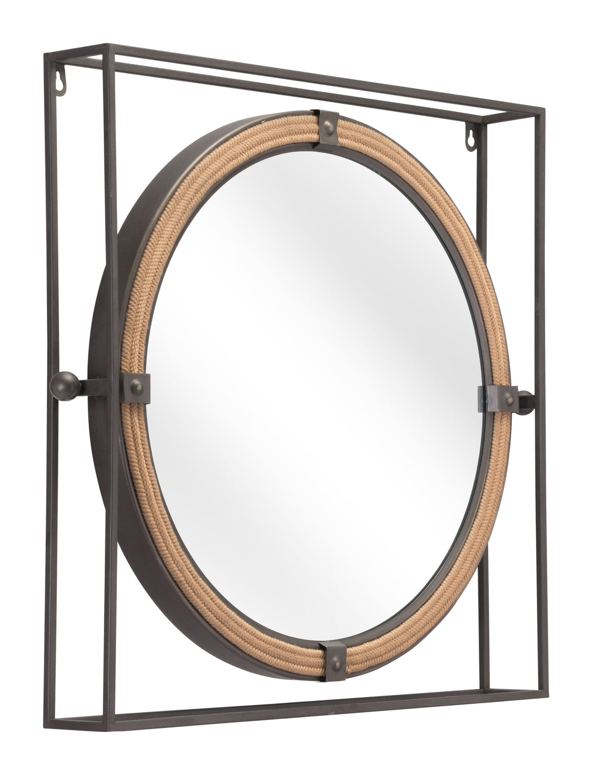Capell Antique Gray Mirror by Zuomod at Eve Furniture
