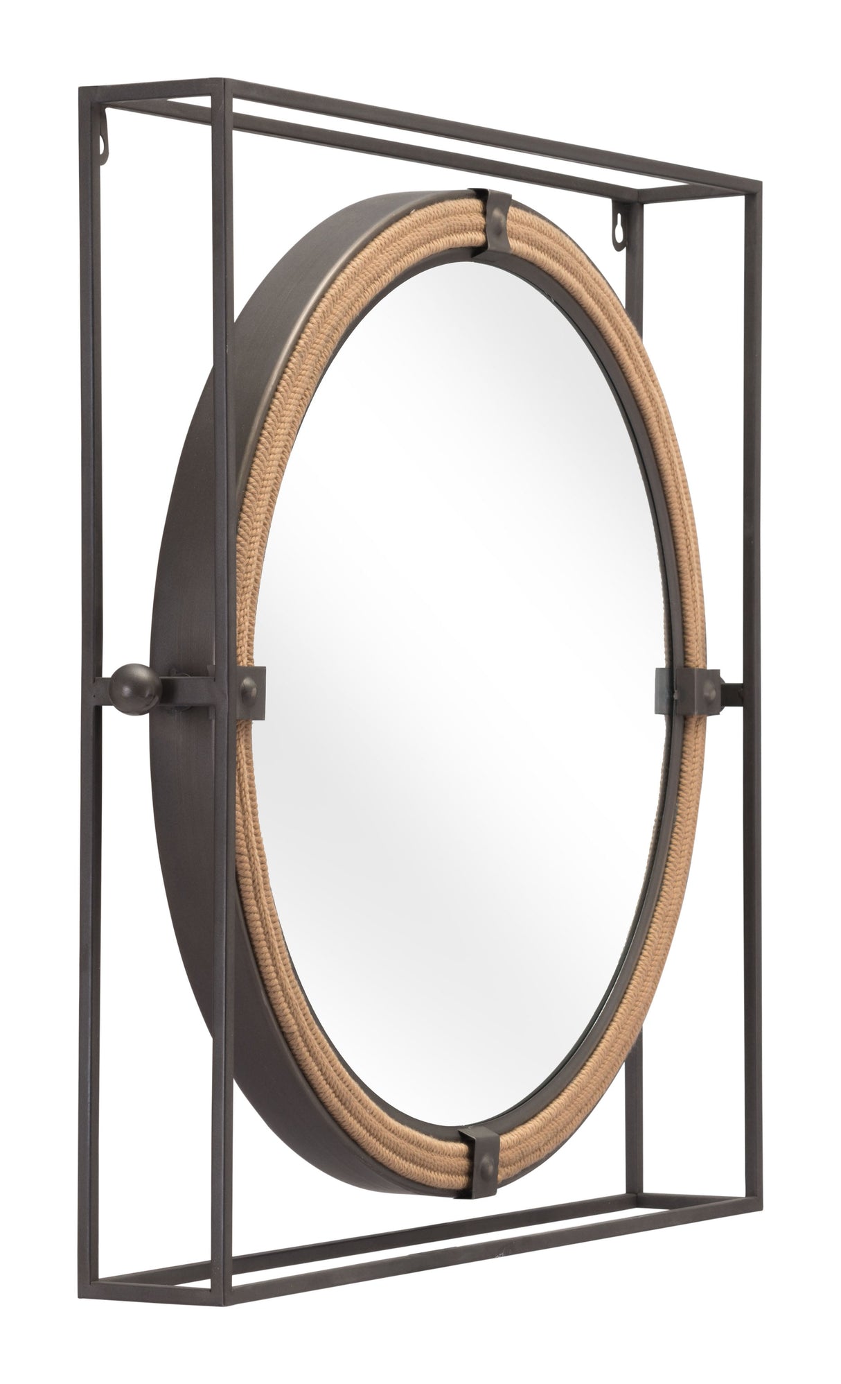 Capell Antique Gray Mirror by Zuomod at Eve Furniture
