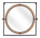 Capell Antique Gray Mirror by Zuomod at Eve Furniture