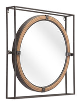 Capell Antique Gray Mirror by Zuomod at Eve Furniture