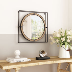 Capell Antique Gray Mirror by Zuomod at Eve Furniture