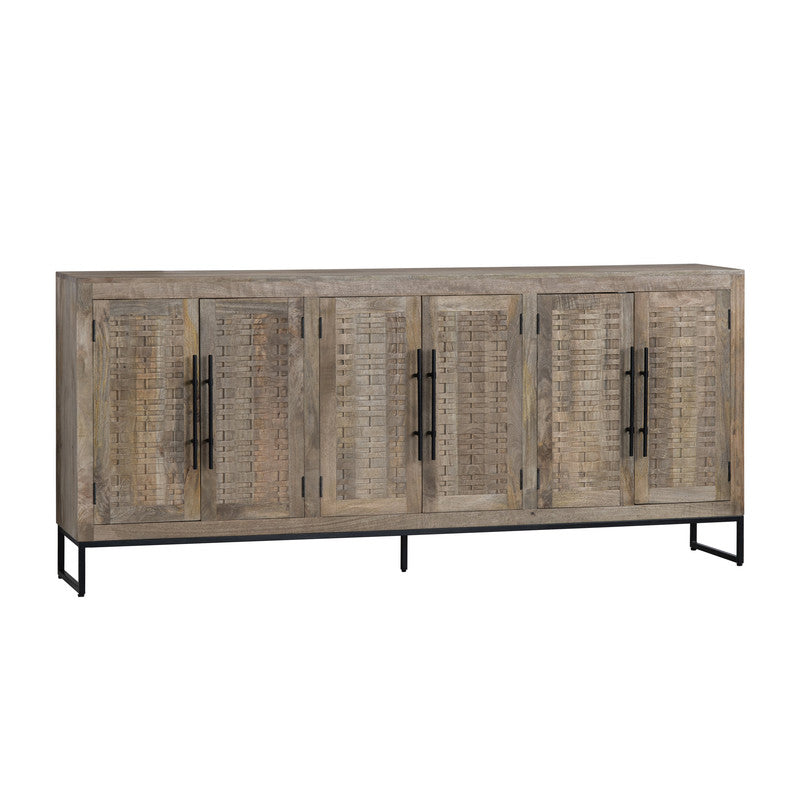 Capetown Brown/Black Sideboard by Crestview at Eve Furniture