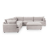 Caplan 6 Piece Sectional with Ottoman by Classic Home at Eve Furniture