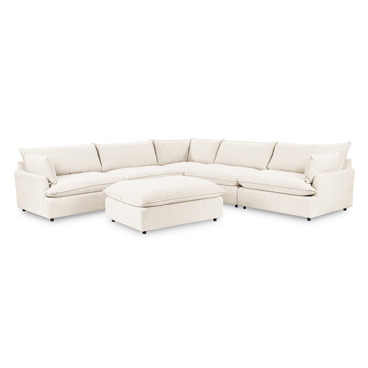 Caplan 6 Piece Sectional with Ottoman by Classic Home at Eve Furniture