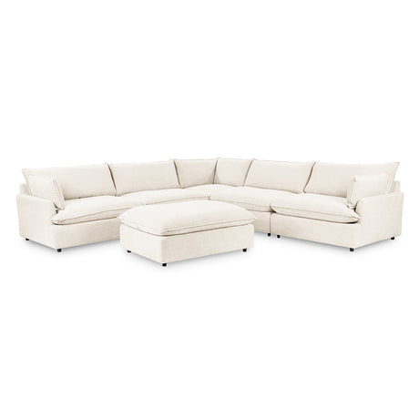Caplan 6 Piece Sectional with Ottoman by Classic Home at Eve Furniture