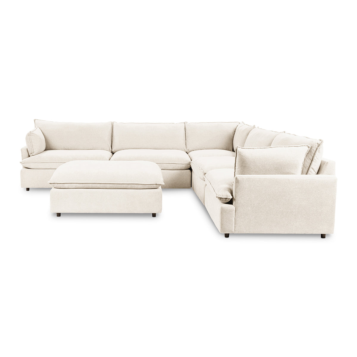 Caplan 6 Piece Sectional with Ottoman by Classic Home at Eve Furniture