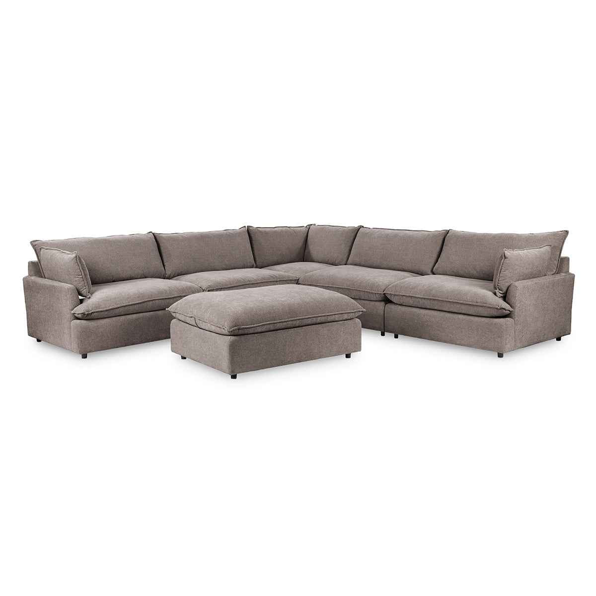 Caplan 6 Piece Sectional with Ottoman by Classic Home at Eve Furniture