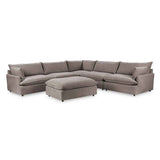 Caplan 6 Piece Sectional with Ottoman by Classic Home at Eve Furniture