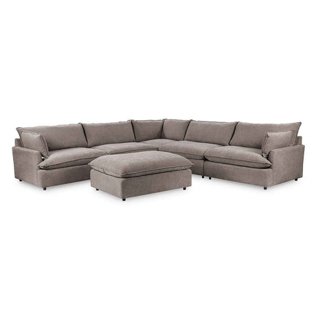 Caplan 6 Piece Sectional with Ottoman by Classic Home at Eve Furniture