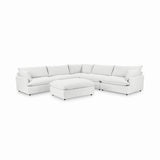 Caplan 6 Piece Sectional with Ottoman by Classic Home at Eve Furniture