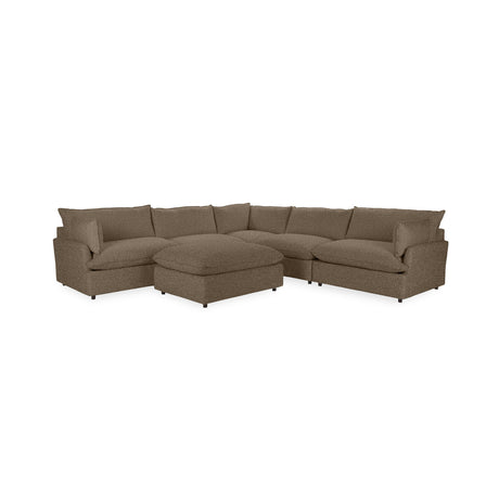 Caplan 6 Piece Sectional with Ottoman by Classic Home at Eve Furniture