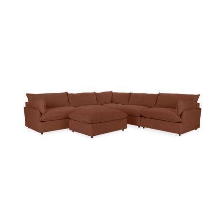 Caplan 6 Piece Sectional with Ottoman by Classic Home at Eve Furniture