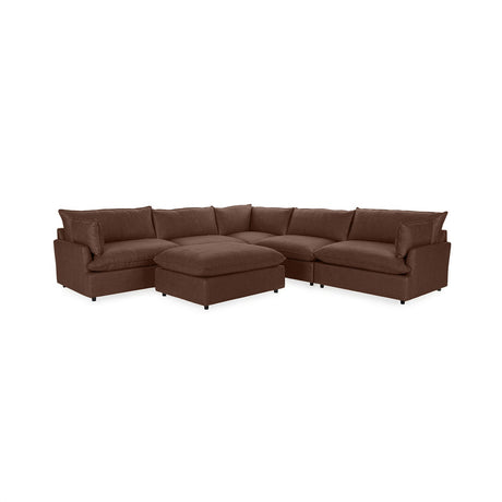 Caplan 6 Piece Sectional with Ottoman by Classic Home at Eve Furniture