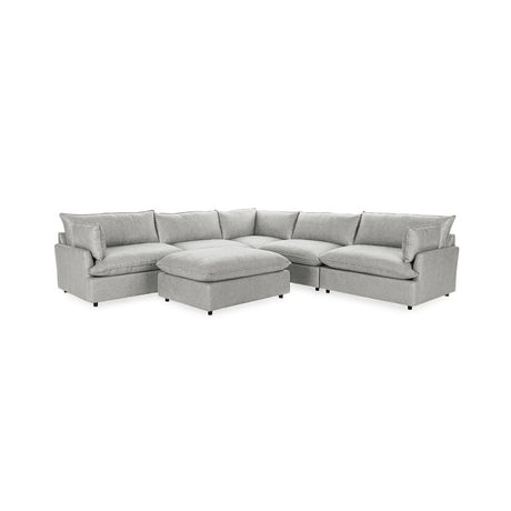Caplan 6 Piece Sectional with Ottoman by Classic Home at Eve Furniture