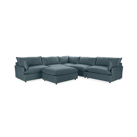 Caplan 6 Piece Sectional with Ottoman by Classic Home at Eve Furniture