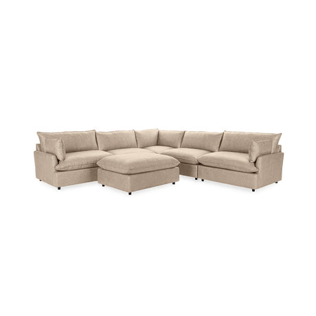 Caplan 6 Piece Sectional with Ottoman by Classic Home at Eve Furniture
