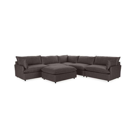 Caplan 6 Piece Sectional with Ottoman by Classic Home at Eve Furniture