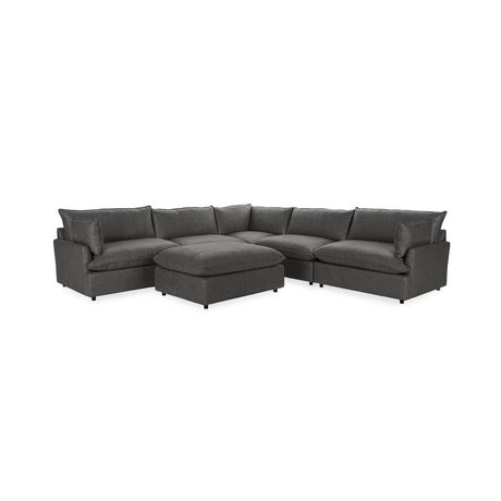 Caplan 6 Piece Sectional with Ottoman by Classic Home at Eve Furniture