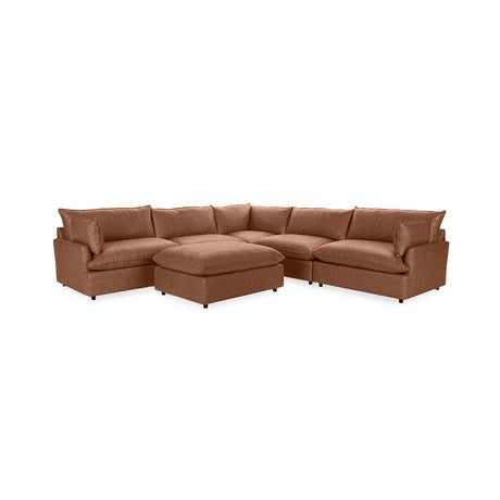 Caplan 6 Piece Sectional with Ottoman by Classic Home at Eve Furniture