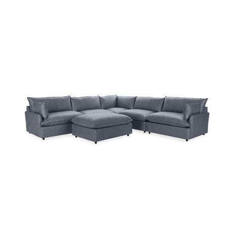 Caplan 6 Piece Sectional with Ottoman by Classic Home at Eve Furniture