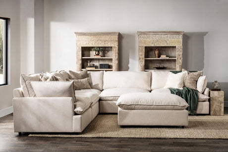 Caplan 6 Piece Sectional with Ottoman by Classic Home at Eve Furniture