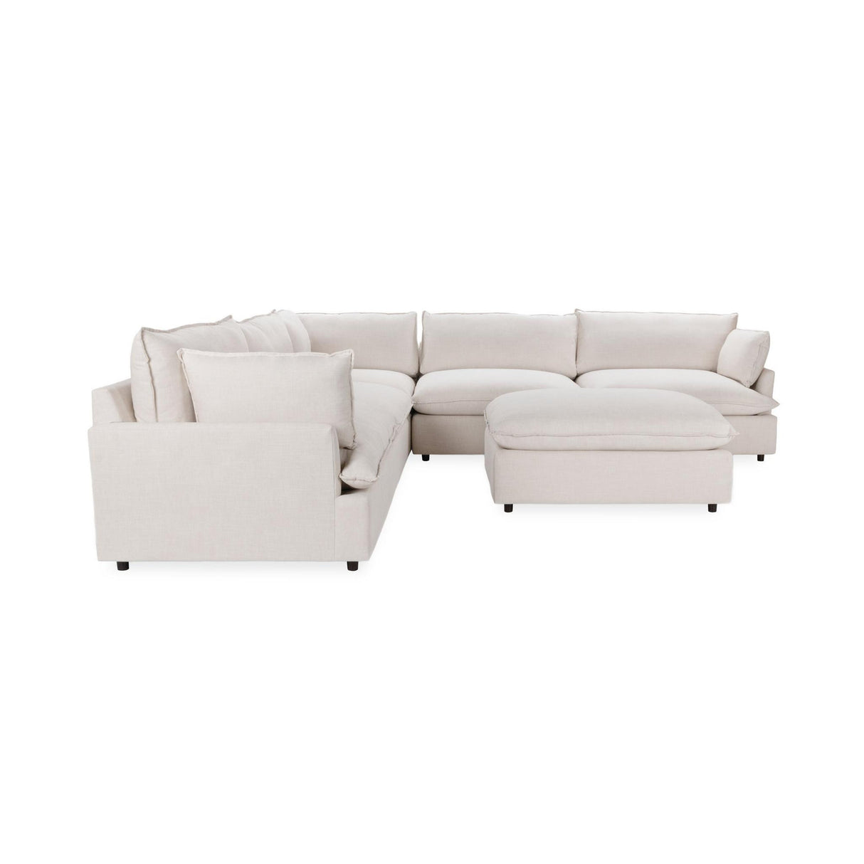 Caplan 6 Piece Sectional with Ottoman by Classic Home at Eve Furniture