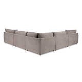 Caplan 6 Piece Sectional with Ottoman by Classic Home at Eve Furniture