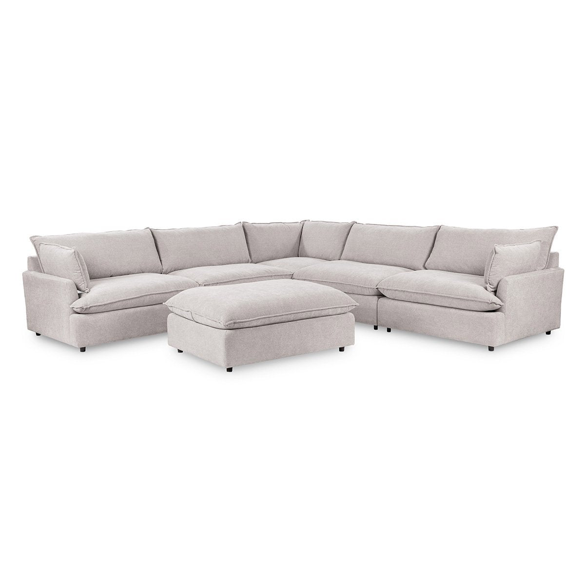 Caplan 6 Piece Sectional with Ottoman by Classic Home at Eve Furniture